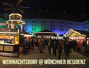 Das Weihnachtsdorf in der Münchner Residenz eröffnet bereits am 22.11.2018 (©Foto: Martin Schmitz)